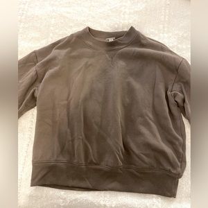 A new day brown crewneck sweatshirt